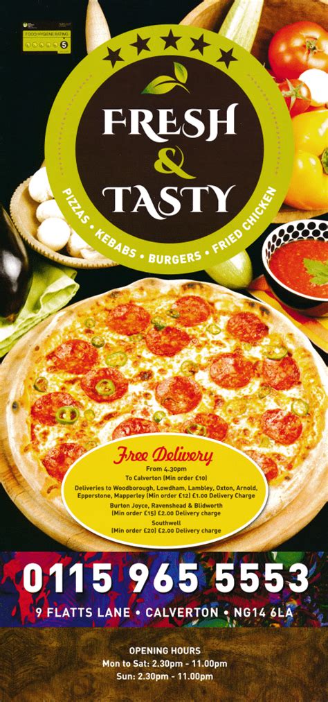 Tasty pizza for delivery & takeaway 